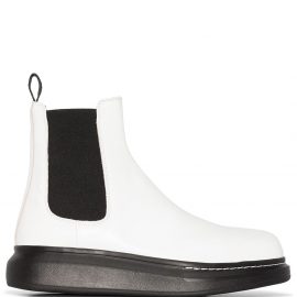 Alexander McQueen Hybrid Chelsea boots - White