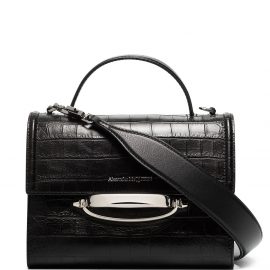 Alexander McQueen The Story embossed tote bag - Black