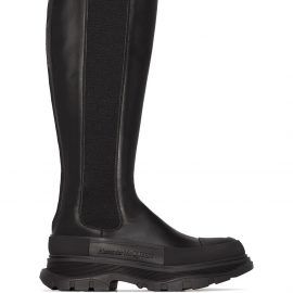 Alexander McQueen Tread Slick knee-high boots - Black