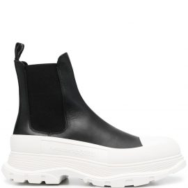 Alexander McQueen chunky-platform sole boots - Black