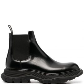 Alexander McQueen chunky sole Chelsea boots - Black
