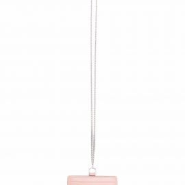 Alexander McQueen logo-print wallet necklace - Pink