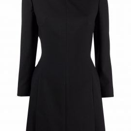 Alexander McQueen tailored wool mini dress - Black