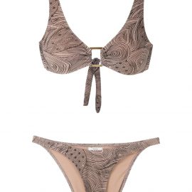 Amir Slama Marajoara printed bikini set - Neutrals