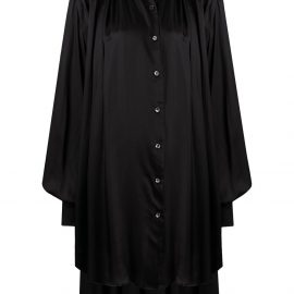 Ann Demeulemeester Nanette oversized high-neck blouse - Black