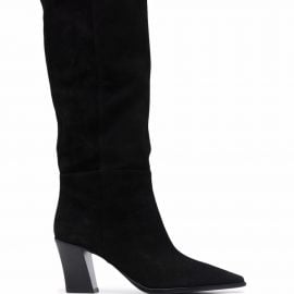 Aquazzura Matisse 70mm calf-length boots - Black