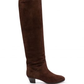 Aquazzura Sienna 50mm over-the-knee boots - Brown