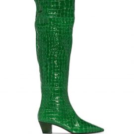 Aquazzura Tres Gainsbourg 60mm thigh-high boots - Green