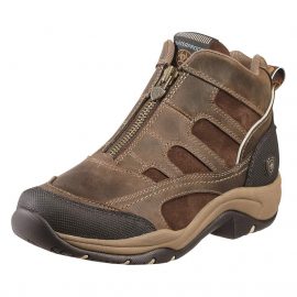 Ariat Ladies Terrain H2O Zip Riding Boots Distressed Brown