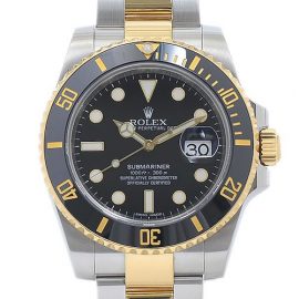 Attachment Rolex Submariner Date 116613LN Combination Black Dial Random Serial Watch, Silver