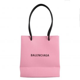 Balenciaga Pink Leather XXS North South Shopping Tote Bag
