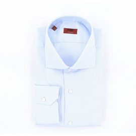 Barba Journey solid color shirt in cotton