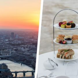 Bateaux Afternoon Tea Cruise and The View from the Shard for Two