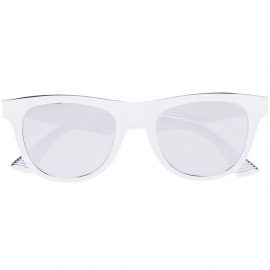 Bottega Veneta Eyewear ribbon detail D-frame sunglasses - Silver