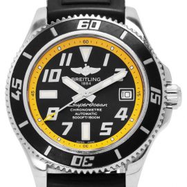 Breitling Superocean 42 A17364, Arabic Numerals, 2011, Good, Case material Steel, Bracelet material: Rubber