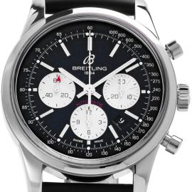 Breitling Transocean Chronograph AB015212.BF26.278S.A20S.1, Baton, 2019, Very Good, Case material Steel, Bracelet material: Rubber