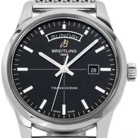 Breitling Transocean Day-Date A4531012.BB69.154A, Baton, 2013, Very Good, Case material Steel, Bracelet material: Steel