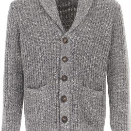 Brunello Cucinelli Sweater for Men Jumper On Sale, Grey, Virgin wool, 2019, L M XL