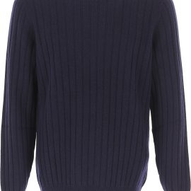 Brunello Cucinelli Sweater for Men Jumper On Sale, Navy Blue, Cashemere, 2019, L XL