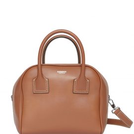 Burberry Small Leather Cube Bag - Brown