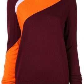 Calvin Klein 205W39nyc two-tone jumper - Red