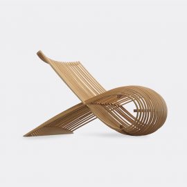 Cappellini Seating - 'Wooden Chair' in Brown Beech