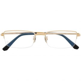 Cartier Eyewear Santos de Cartier square-frame glasses - Gold