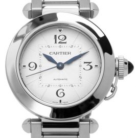 Cartier Pasha WSPA0013, Arabic Numerals, 2022, Very Good, Case material Steel, Bracelet material: Steel