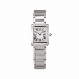 Cartier pre-owned Tank Francaise 20mm - White