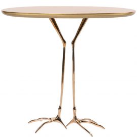 Cassina Traccia Bird Leg table - Gold