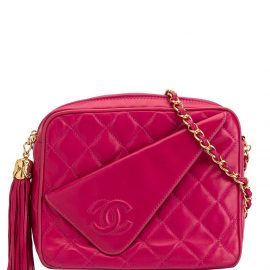 Chanel Pre-Owned 1985-1993 quilted CC shoulder bag - Pink