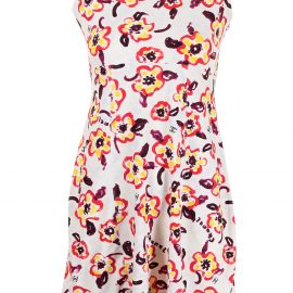 Chanel Pre-Owned 1996 stretch floral mini dress - Multicolour