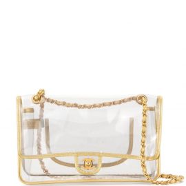 Chanel Pre-Owned 2007 clear double chain shoulder bag - Neutrals