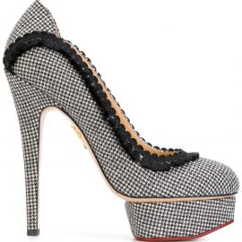 Charlotte Olympia Florence dogtooth pumps - Black