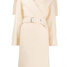 Chloé cape-style belted coat - Neutrals