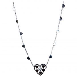 Chopard Happy Hearts white gold necklace