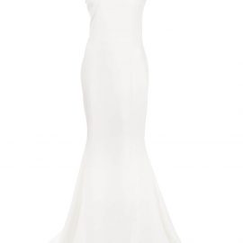 Christian Siriano off-the-shoulder gown - White