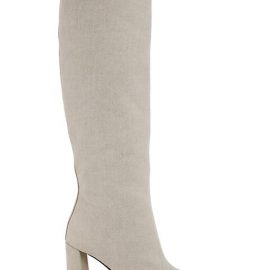 Co-Tall Burlap Knee-High Boots