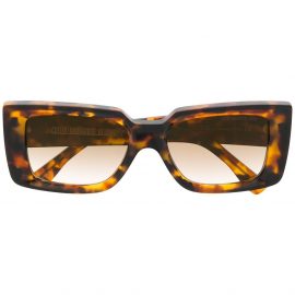 Cutler & Gross tortoise shell tinted sunglasses - Brown