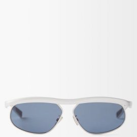 Dior - D-frame Metal Sunglasses - Mens - Silver