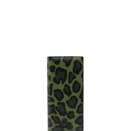 Dolce & Gabbana animal-print bi-fold wallet - Green