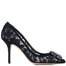 Dolce & Gabbana classic lace pumps - Blue