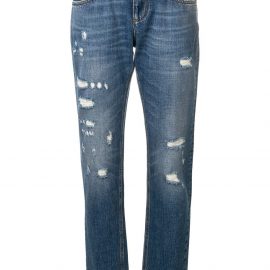 Dolce & Gabbana distressed effect jeans - Blue