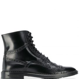 Dolce & Gabbana lace-up ankle boots - Black