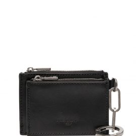 Dolce & Gabbana logo-embossed zip wallet - Black
