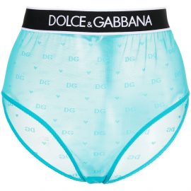 Dolce & Gabbana monogram-pattern briefs - Blue