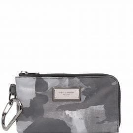 Dolce & Gabbana printed zip-around wallet - Grey