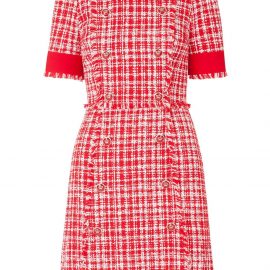 Dolce & Gabbana tweed midi dress - Red