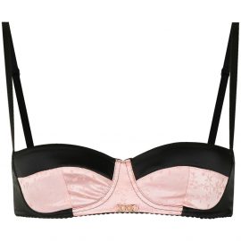 Dolce & Gabbana two-tone fitted bra - Black