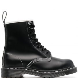 Dr. Martens 1460 contrast-stitching combat boots - Black